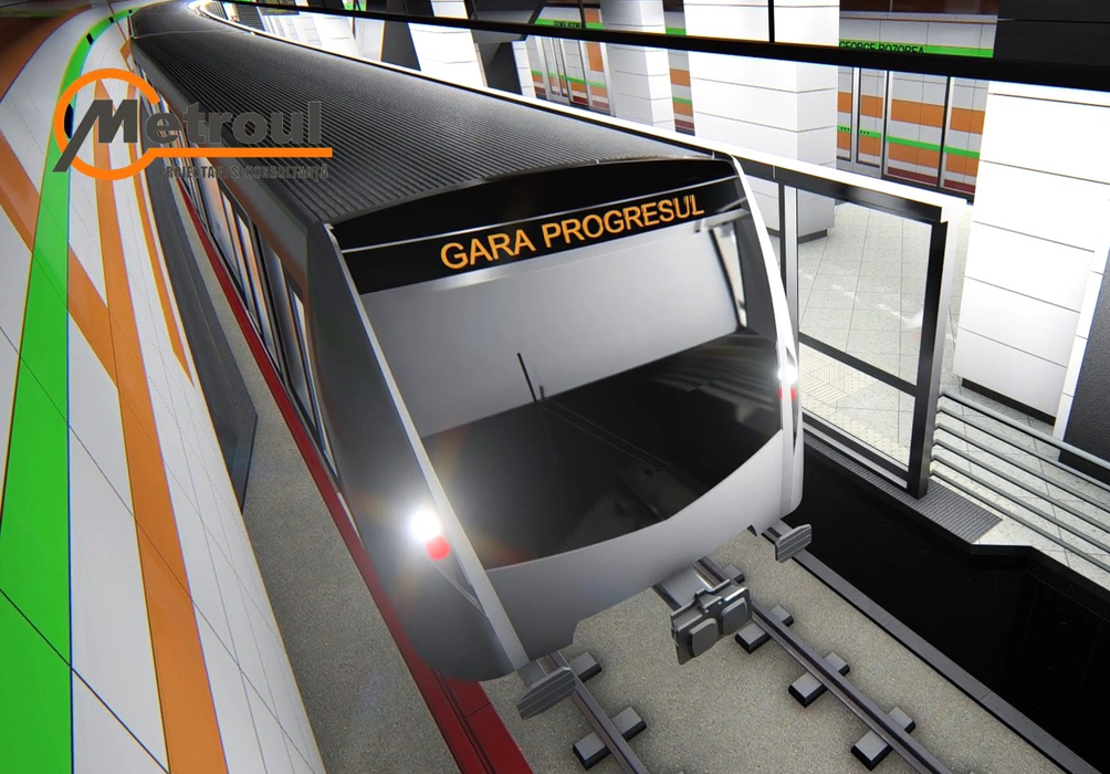 FOTO | Eroii Revoluției devine punct-cheie pe noua magistrală de metrou care urmează să lege Gara de Nord cu Piața Progresul. Cum vor arăta stațiile și care este traseul complet