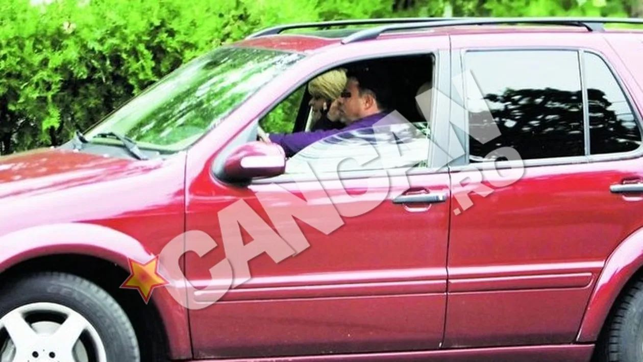 Cand Adrian Enache nu-i acasa, Iuliana Marciuc se plimba prin oras cu alt barbat. Pasagera in jeepul unui israelian bogat!