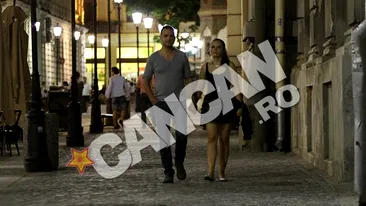 Unde au plecat' in vacanta Madalin Ionescu si Cristina Siscanu...in Centrul Vechi! Uite ce romantic au iesit la promenada noaptea!