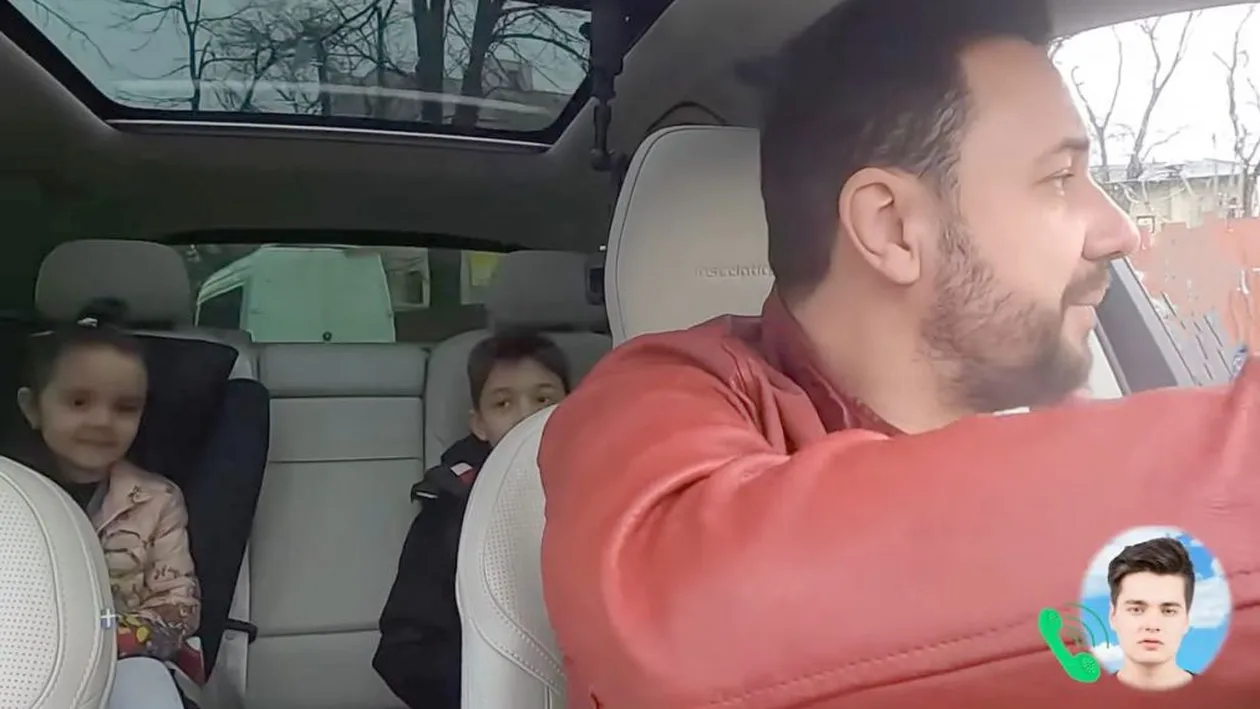 Scandal în mașina lui Cătălin Măruță! David și Eva i-au cerut să-l sune pe Selly la 7 dimineața de ziua lui! Cine a răspuns la telefonul vloggerului