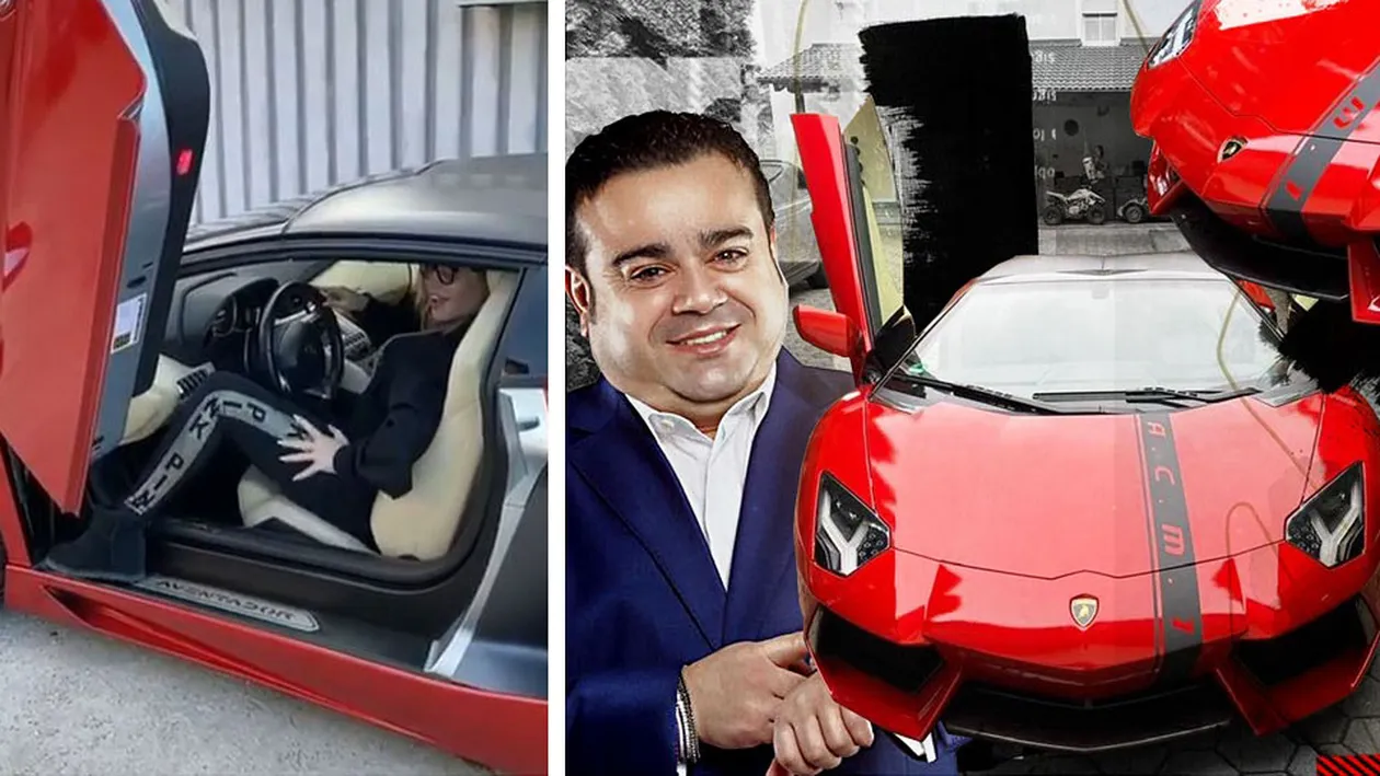 Loredana Groza, dans lasciv în Lamborghini-ul lui Adi Minune. Manelistul i-a dat bolidul pentru o tură prin București | FOTO & VIDEO