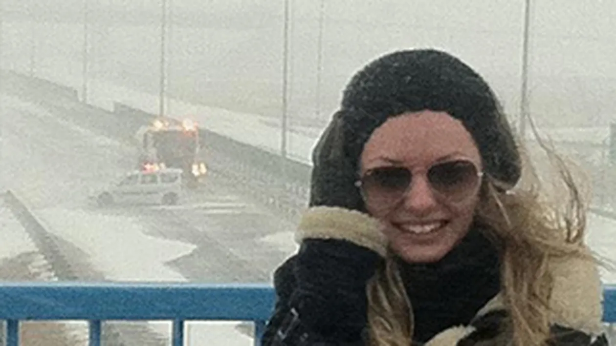 Alexandra Stan a ramas inzapezita pe autostrada!