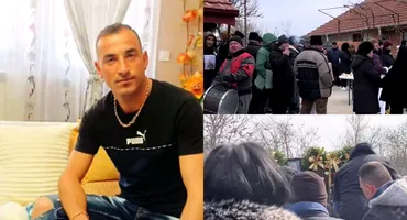 Cristian, tânărul de 32 de ani ucis de fostul soț al iubitei sale, a fost înmormântat. IMAGINILE DURERII!