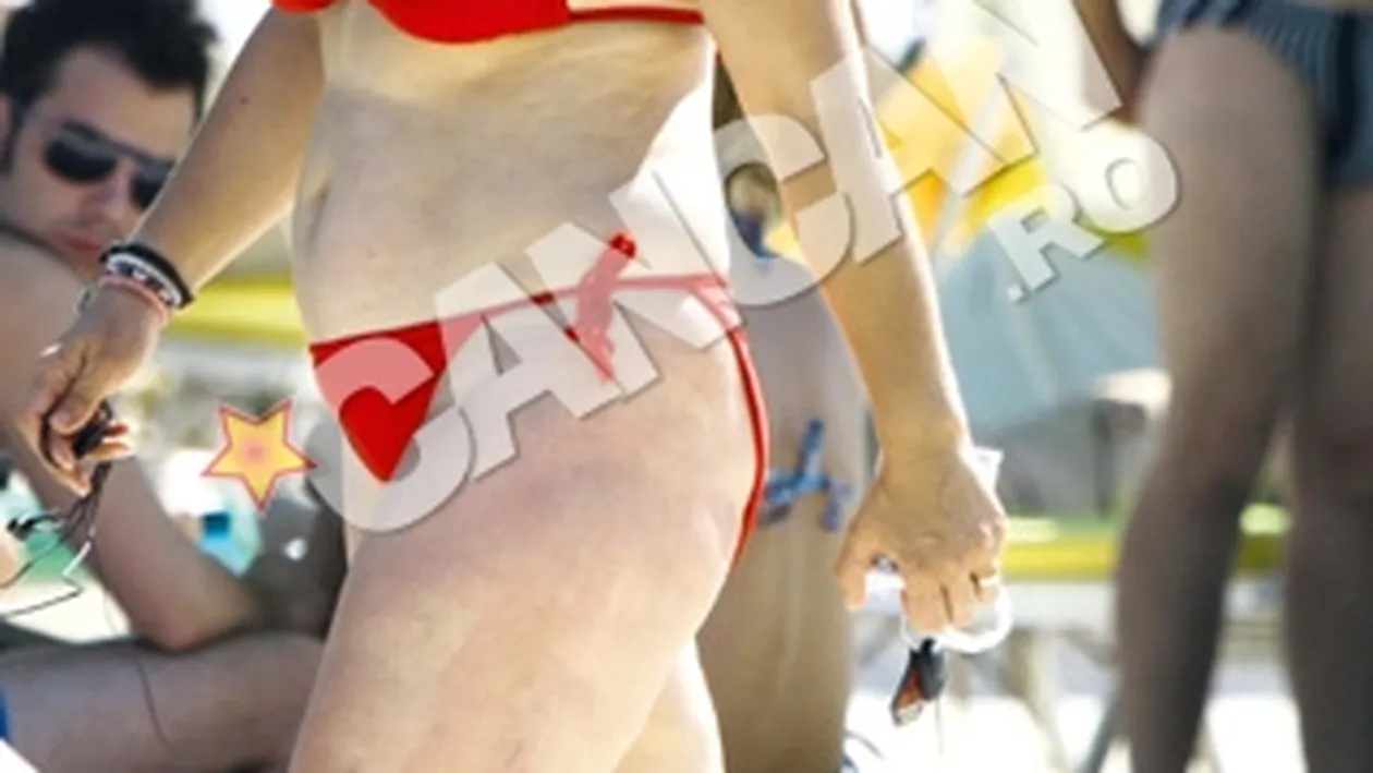 Primele poze cu Liana Stanciu la plaja! S-a cam ars!