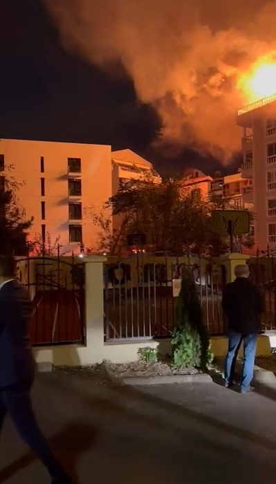 Incendiu violent într-un penthouse din Sectorul 1 / Foto: CANCAN.RO