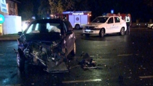 Accident cumplit in Capitala: un barbat de 32 de ani a bagat doi oameni in spital dupa ce a apasat pedala pana la 140 de km/ora!