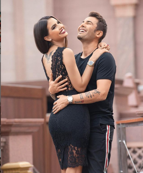 Adrian Mutu și Sandra s-au căsătorit în 2016, iar un an mai târziu au făcut nunta pe o plajă din Cuba