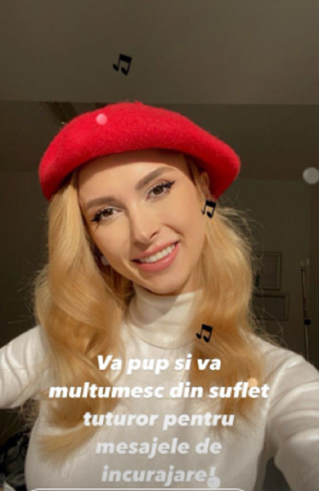 Andreea Bălan a fost externată. Ce mesaj le-a transmis fanilor, după 6 zile de spitalizare