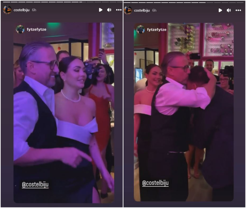 Laurențiu Reghecampf și Corina Caciuc s-au distrat până dimineața, la petrecere. A cântat și Costel Biju! Sursă: Instagram