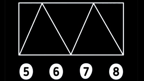 Test de logică | 5, 6, 7 sau 8: Câte triunghiuri sunt, de fapt, în această poză?