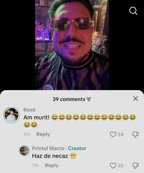 Comentariul lui Remi Dobre/ sursa foto: TikTok