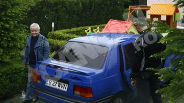 VIDEO Irinel s-a dus intr-un suflet sa isi vada fetita la gradinita intr-o Dacie SuperNova