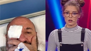 Cum a reacţionat Doina Teodoru, după ce l-a văzut pe Cătălin Scărlătescu în spital, cu un ochi pansat: "Sunt la filmări..."