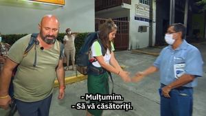 Cum au reacționat Cătălin Scărlătescu și Doina Teodoru, după ce un mexican le-a zis "Să vă căsătoriți!", la America Express 2023 de la Antena 1