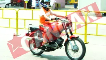 Motociclist la 10 ani