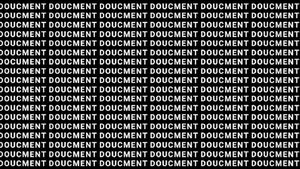Iluzia optică a zilei | Găseşte cuvântul "document" din această imagine în 20 de secunde şi eşti un geniu