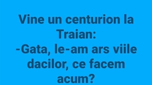 BANCUL ZILEI | Traian si centurionul