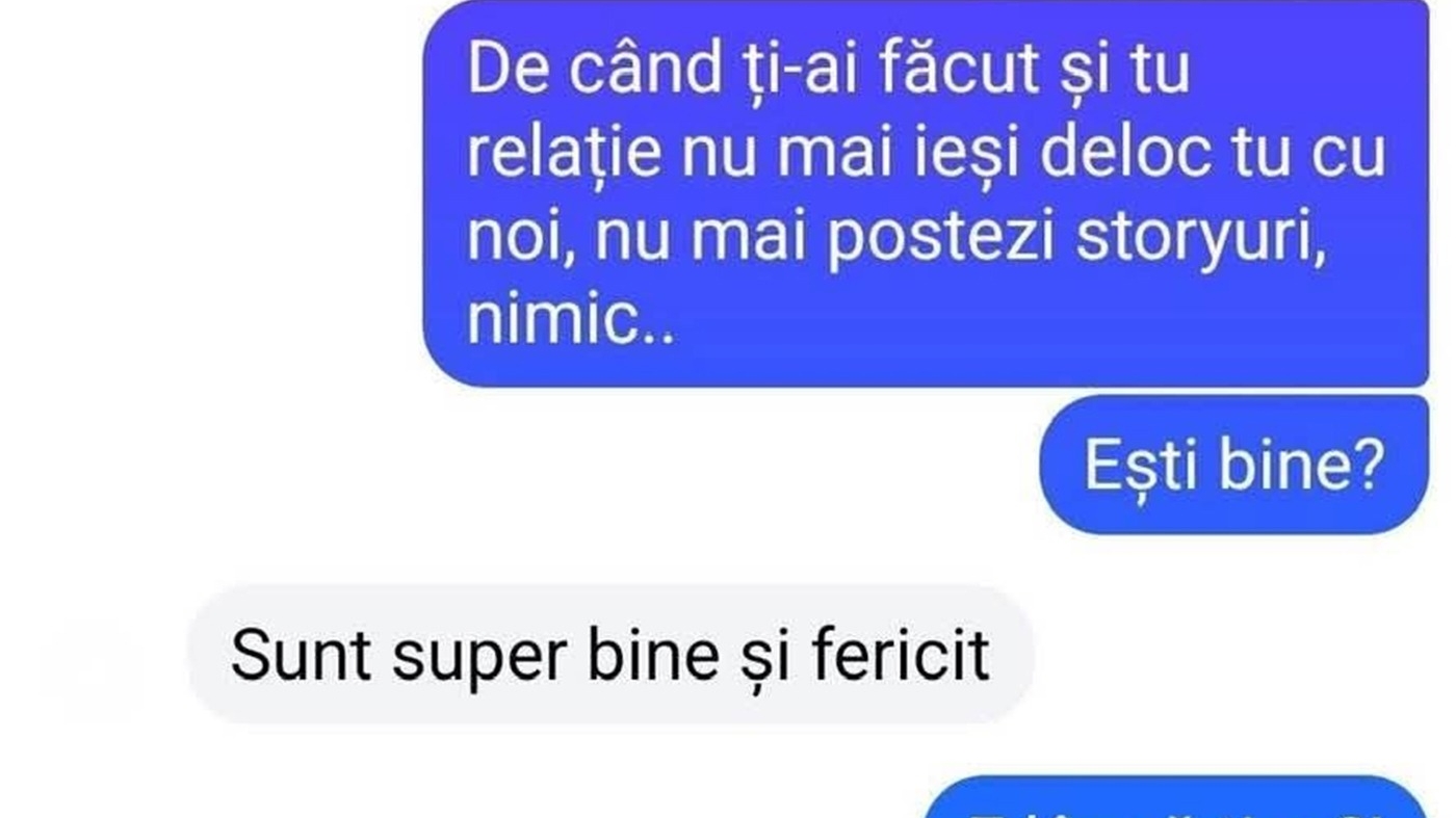 BANC | "Sunt super bine și fericit"