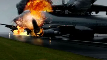 TOP 10 accidente aviatice care au fost surprinse de camera de luat vederi VIDEO