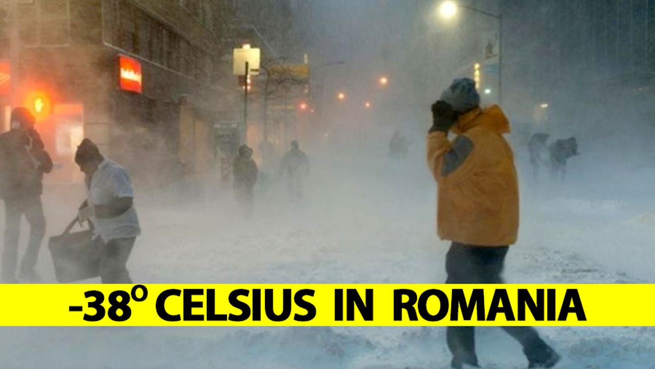 ANM: Temperaturi de -38 grade Celsius. Cea mai cruntă lună februarie din istoria României