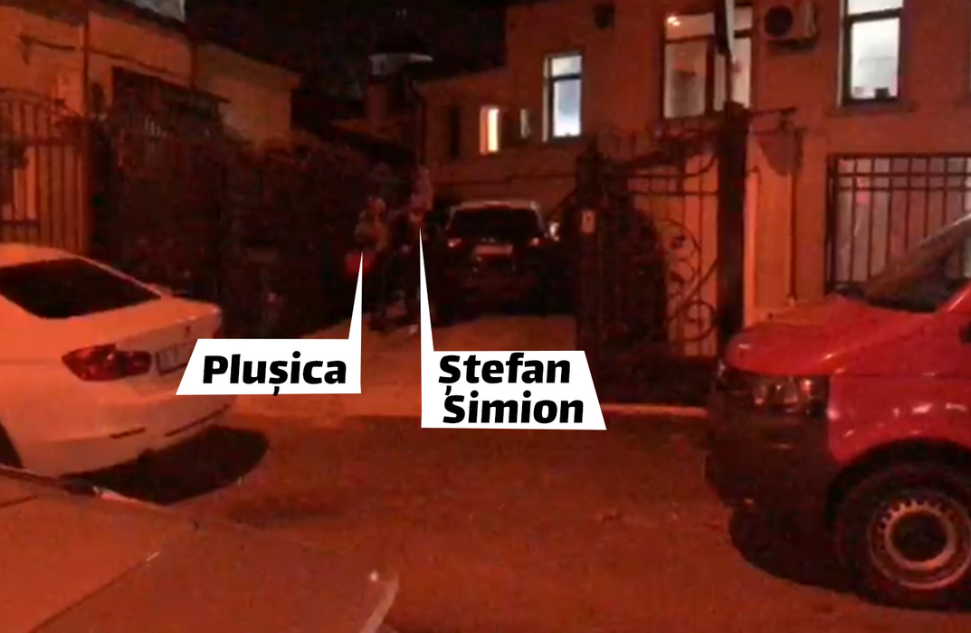 ”Plușica” și Simion Ștefan, momente tandre pe stradă