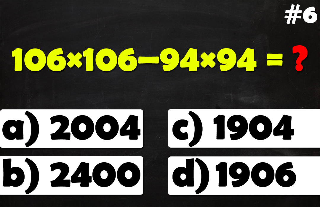 Testul IQ la care doar geniile răspund corect la cel puțin 8 din cele 10 întrebări | Prima: Cât face 90:10(1+2*3)-7?
