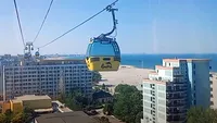 Cât a plătit un turist pentru o călătorie (doar dus) cu telegondola din Mamaia. S-a întors pe jos