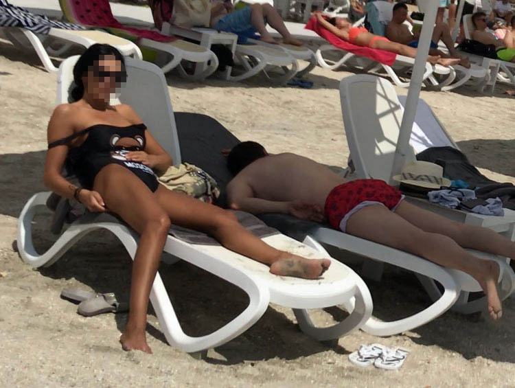 Ionuț Luțu și iubita lui, pe plaja milionarilor