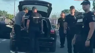 Arbitrii de la FCSB-CFR Cluj, controlați la portbagaj de Jandarmerie. Scene fără precedent la meciul de duminică seara din Ghencea