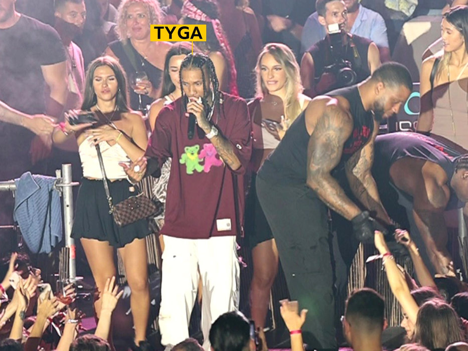 Tyga a creat isterie în clubul Nuba Mamaia (Foto: CANCAN.RO)
