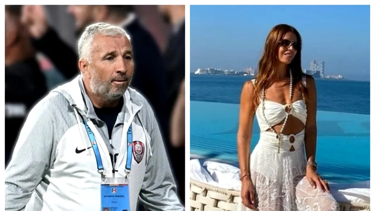 Dan Petrescu, surprins singur în București, soția Adriana petrece în Dubai! Cu cine a fost văzută