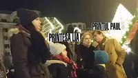 L-am filmat cu familia la Târgul de Crăciun. Primele imagini în public cu Prinţul Paul după eliberare!