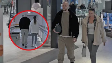 Daniel Cafelutză nu își lasă soția singură nici măcar la baie. “Suflet blând”, dar atent ca un bodyguard