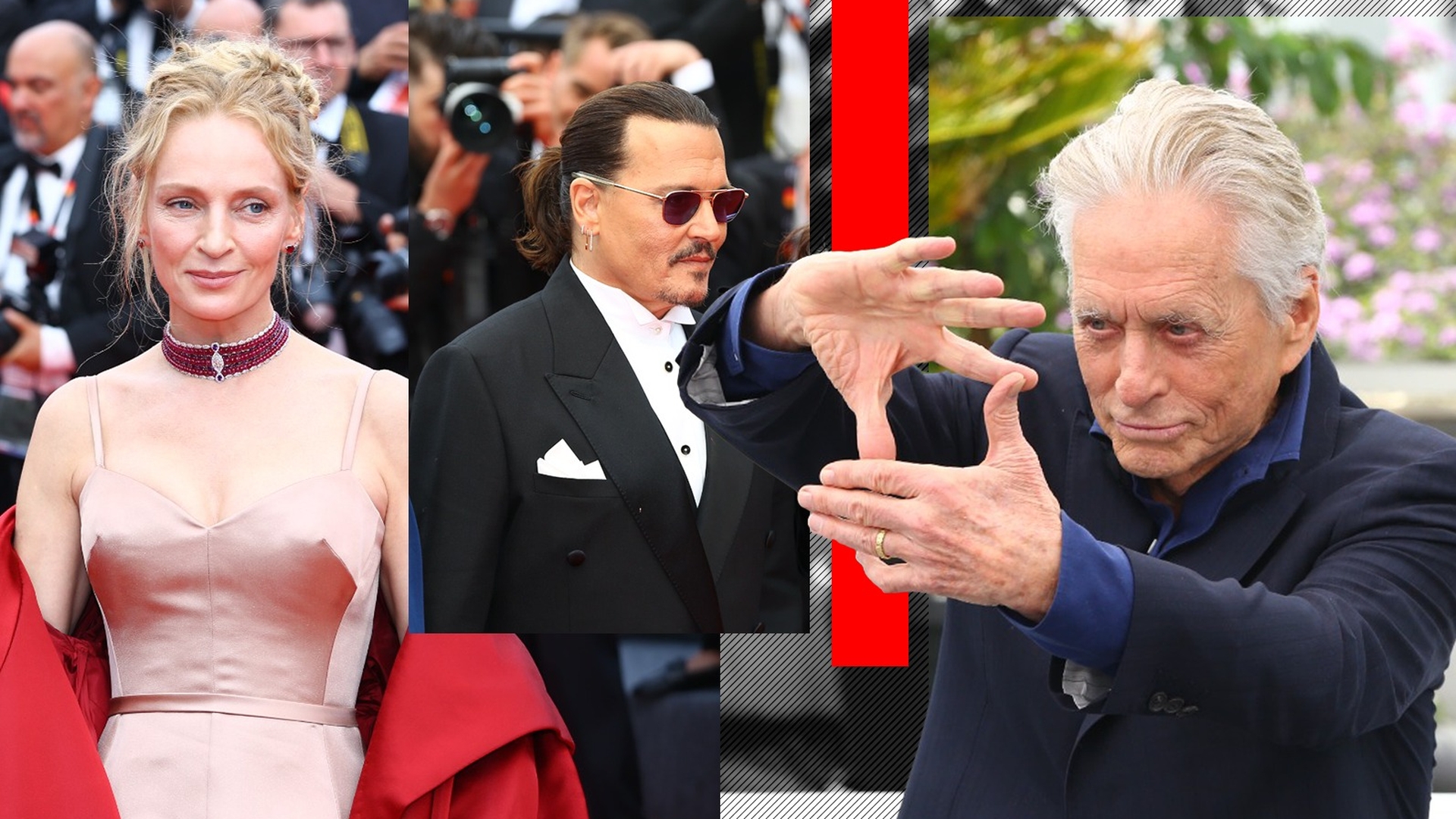 CANCAN.RO, „la braț” cu Johnny Depp, Michael Douglas și Uma Thurman! Corespondență specială de la Cannes. Cum au fost surprinse vedetele pe covorul roșu?!