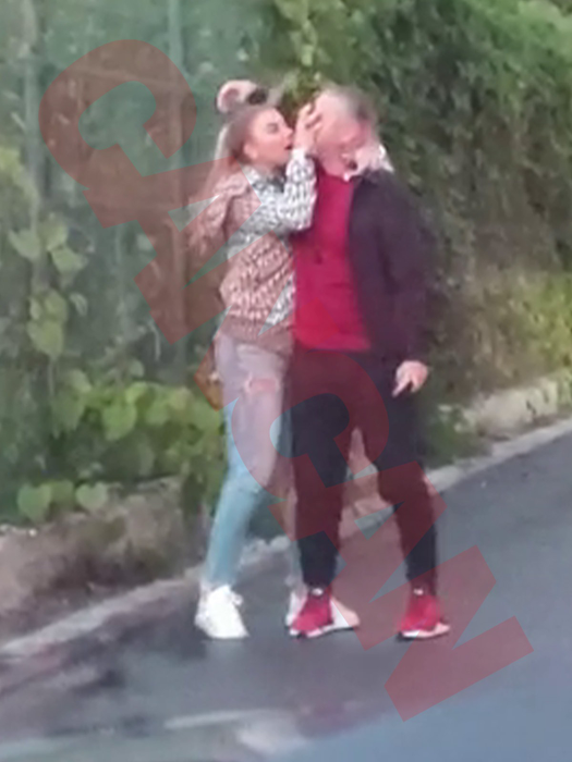 Anamaria Prodan îl lovește peste față pe Reghe / (Sursa: CANCAN.RO)
