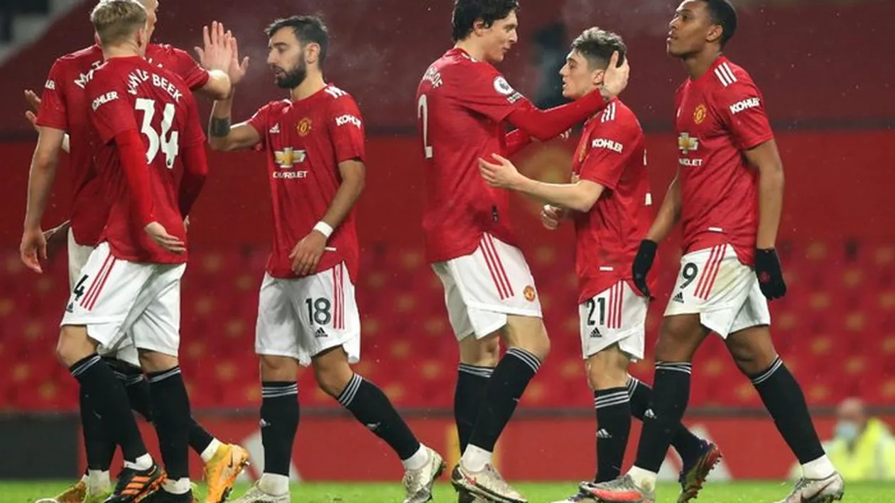 Man. United, victorie la scor-record cu Southampton