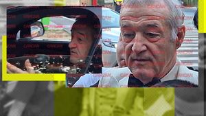 Super-imagini cu Gigi Becali la nunta lui Ianis Hagi. A făcut show înainte de petrecere