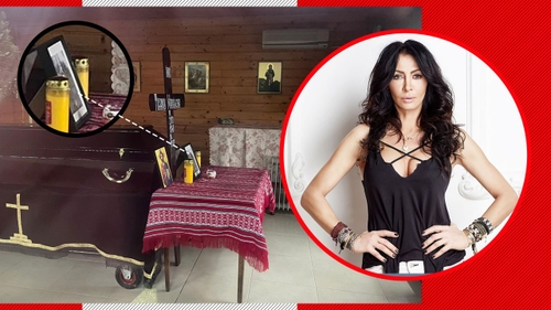 Ce a apărut la căpătâiul Marilenei, mama Mihaelei Rădulescu? Imagini tulburătoare de la priveghi