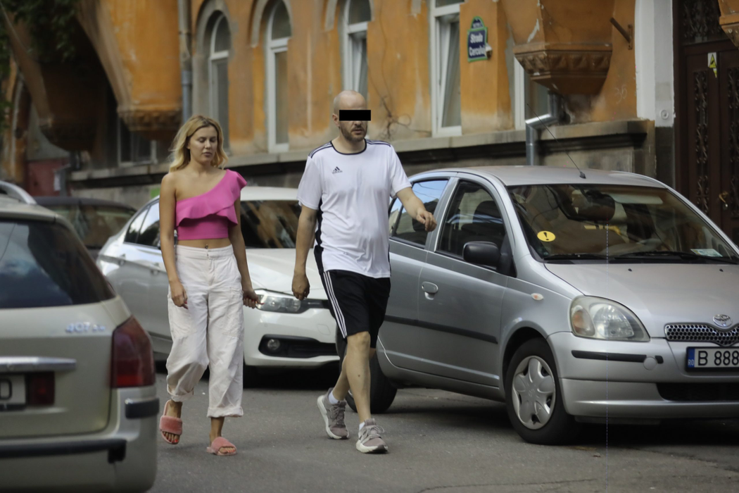 Emily Burghelea, alături de iubitul său