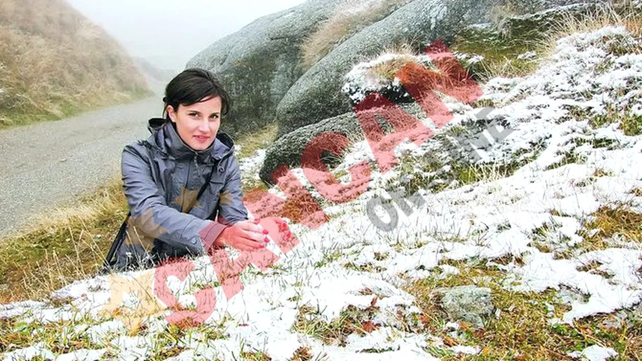 A nins in Bucegi!A facut un om de zapada!