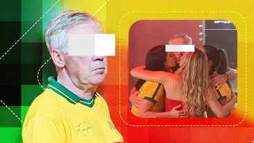 Antrenor celebru, surprins în timp ce era sărutat cu patos de 3 fane. Imaginile s-au viralizat!