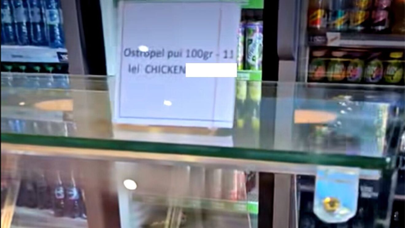 Nu este banc! Cum au tradus "ostropel de pui" angajații unei autoserviri din Eforie Nord