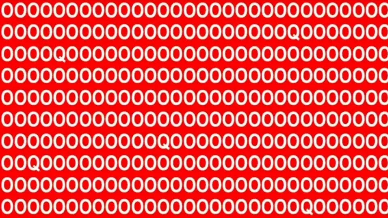Iluzie optică | Doar geniile descoperă de câte ori apare litera Q în această imagine
