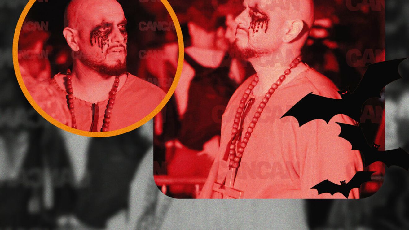 Creativitatea a dat pe-afară și de Halloween! BRomania s-a costumat în călugăr cu chef de party. N-a venit să sfințească, ci să păcătuiască