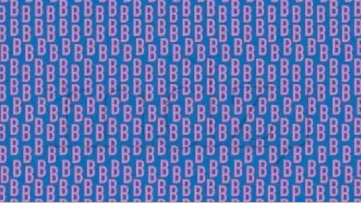 Iluzie optică | Tu poţi găsi litera P în această imagine? Doar 1% dintre cei care o primesc o pot identifica