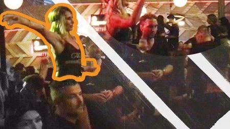 Fosta știristă din Antenă s-a unduit lasciv, pe masă, la LOFT! Soțul n-a mai avut nicio reacție