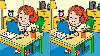 Test de inteligență | 3 diferențe în 23 de secunde: Le puteți identifica pe toate?