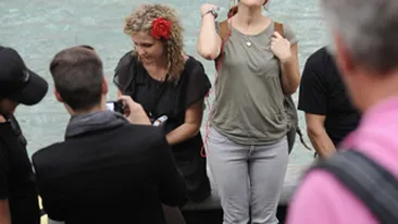 Drew Barrymore, vacanta in tandreturi la Roma