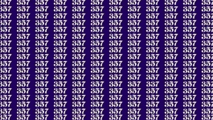 Iluzie optică | Doar cei cu ochi de vultur descoperă numărul 337 în 12 secunde