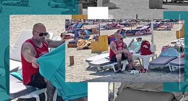 I-a filat de pe șezlong! Cu soția și copiii la Mamaia, Caddy, ”băiatul de cartier” de la B.U.G. Mafia, a schimbat placa